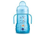 MAM TRAINER 4m+ 220 ml  Modrá - Dojčenská fľaša