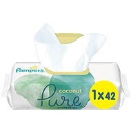 PAMPERS Coconut Pure 42 Pcs - Baby Wet Wipes