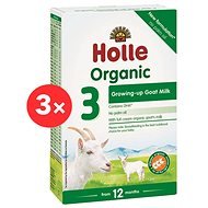 HOLLE Organic Dairy Baby Food Based on Goat Milk 3 Follow-on 3× 400g - Baby Formula