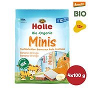 HOLLE Organické minis banánové s pomarančom 4 ks - Sušienky pre deti