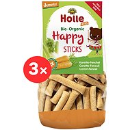 HOLLE Happy fennel carrot sticks 3 pcs - Crisps for Kids