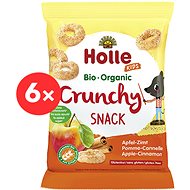 HOLLE Apple cinnamon nibbles 6 x 25g - Crisps for Kids