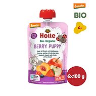 HOLLE Berry Puppy BIO apple peach and berries 6×100 g - Meal Pocket