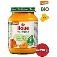 HOLLE BIO Pumpkin with rice 6× 190 g - Baby Food