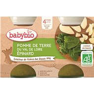 BABYBIO Potatoes with spinach 2× 130 g - Baby Food