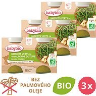 BABYBIO Potatoes with beans 3 × (2 × 130 g) - Baby Food