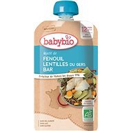 BABYBIO Lentils with sea bass and fennel 180 g - Baby Food