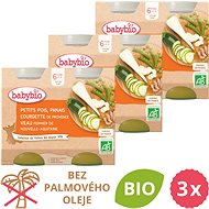 BABYBIO Peas, parsnips, zucchini and veal 3× (2× 200 g) - Baby Food