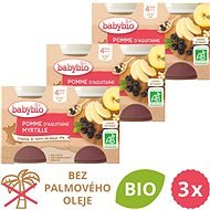BABYBIO Apple and blueberries 3 × (2 × 130 g) - Baby Food