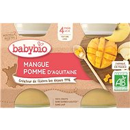 BABYBIO Apple and mango 2× 130 g - Baby Food
