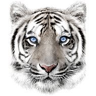 Jerry Fabrics Mikroflanel takaró - Fehér tigris - Pléd