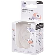 Nip First Moments pacifier for wide throat, silicone, newborn, flow M - Teat