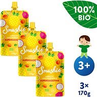 SALVEST Smushie BIO Fruit smoothie with apricot, pineapple and flax seeds 3× 170 g - Meal Pocket