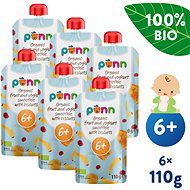 SALVEST Ponn BIO Fruit smoothie with yoghurt and biscuits 6×110 g - Meal Pocket