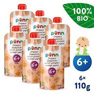 SALVEST Ponn BIO Pyré z dýně, brambor a manga 6× 110 g - Kapsička pro děti