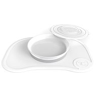 TWISTSHAKE Anti-slip Pad Click Mat + plate 6m + White - Children's Dining Set