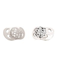 TWISTSHAKE Soother mini 0-6m 2 pcs Pastel grey and white - Baby Pacifier