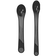 TWISTSHAKE Feeding Spoon Set 4m + 2 pcs Black - Children's Cutlery