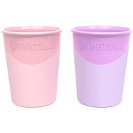 TWISTSHAKE Cup 6m + 2 × 170 ml Pastel pink and purple - Baby cup