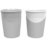 TWISTSHAKE Cup 6m+ pastel grey and white, 2×170 ml - Drinking Cup