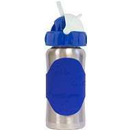 PACIFIC BABY Hot-Tot with Straw 260ml - Blue - Children's Thermos