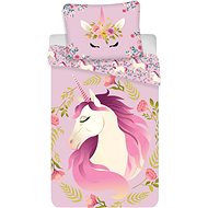 Jerry Fabrics Bedding - Unicorn / Unicorn flowers - Bed Linen