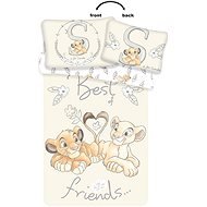 Jerry Fabrics posteľná bielizeň - Lion King "best friends" - Detská posteľná bielizeň