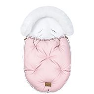 Floo for Baby Alaska rózsaszín / fehér - Babakocsi bundazsák