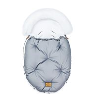 Floo for Baby Alaska Grey / White - Stroller Footmuff