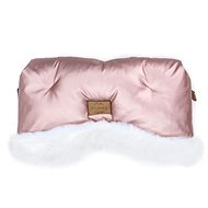 Floo for Baby Muff Alaska Shine Pink/White - Stroller Hand Muff
