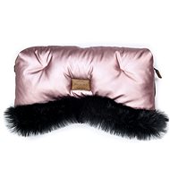 Floo for Baby Muff Alaska Shine Pink/Black - Stroller Hand Muff