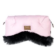Floo Muff for Baby Alaska Pink/Black - Stroller Hand Muff