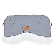 Floo for Baby Alaska Grey/White Sleeve - Stroller Hand Muff