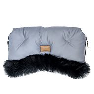 Floo for Baby Muff Alaska Grey/Black - Stroller Hand Muff