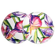 BREBERKY Bra Pads - Irises (PUL) - Breast Pads