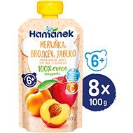 HAMÁNEK Peach and apricot 8×100 g - Meal Pocket