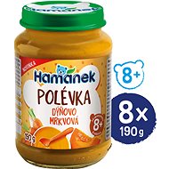 HAMÁNEK Pumpkin carrot soup 8 × 190 g - Baby Food