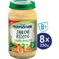 HAMÁNEK Millet risotto with chicken 8 × 230 g - Baby Food