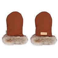 WITHOUT Gloves with cinnamon fur - Pushchair Gloves