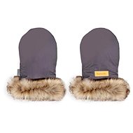 WITHOUT Gloves with fur gray - Pushchair Gloves