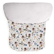 BEZTROSKA Polofusak softshell WHITE GARDEN - Car Seat Footmuff