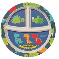 ZOPA Bamboo divided plate with suction cup Dino - Plate