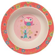 ZOPA Bamboo bowl with suction cup Owl - Children's Bowl