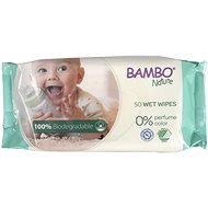 BAMBO NATURE Biodegradable Wet Wipes 50 Pcs - Wet Wipes