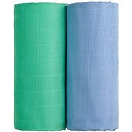 T-tomi textil TETRA fürdőlepedő blue + green, 2 db - Gyerek fürdőlepedő