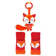 DIONO Waist Protector Soft Wraps™ & Toy - Fox - Návlek na bezpečnostní pásy