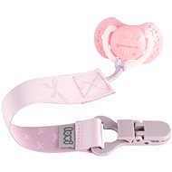 LOVI Soother band with clip BABY SHOWER girl - Dummy Clip
