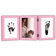 GOLD BABY Opening Tri-frame for Ink Imprint - Pink - Print Set