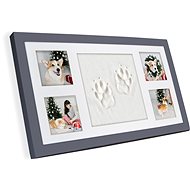 GOLD BABY Four Pet Imprint Frame - Dark Blue - Print Set