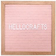 GOLD BABY Letterboard - 360 Letters - Light Pink - Notice-board